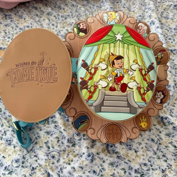 Loungefly Pinocchio Cameo Backpack - Picture 2 of 3